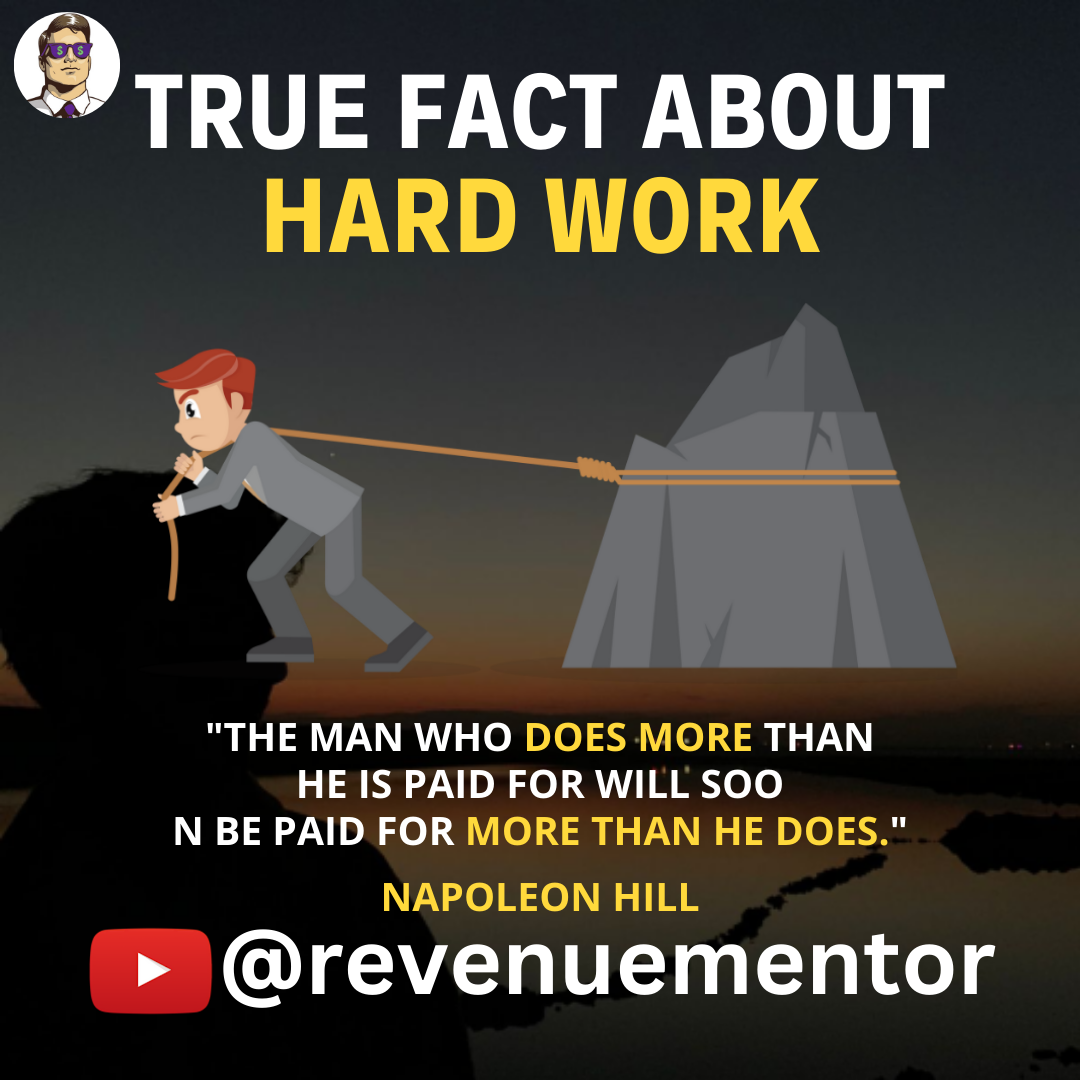 TRUE FACT ABOUT HARD WORK