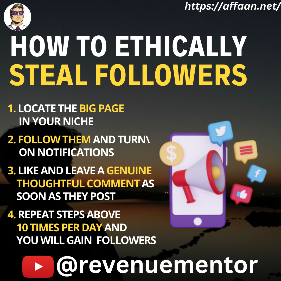 HOW TO ETHICALLY STEAL FOLLOWERS